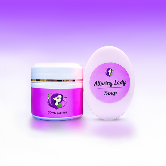 Alluring Lady Whitening Cream and Soap – lifestyle view